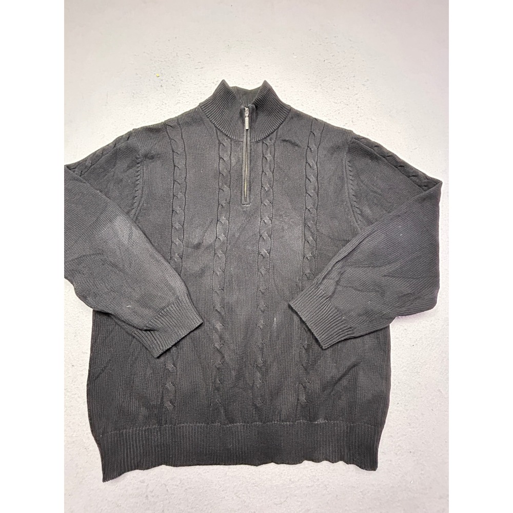 Calvin Klein Sweater 100% Cotton Black XL Mens
